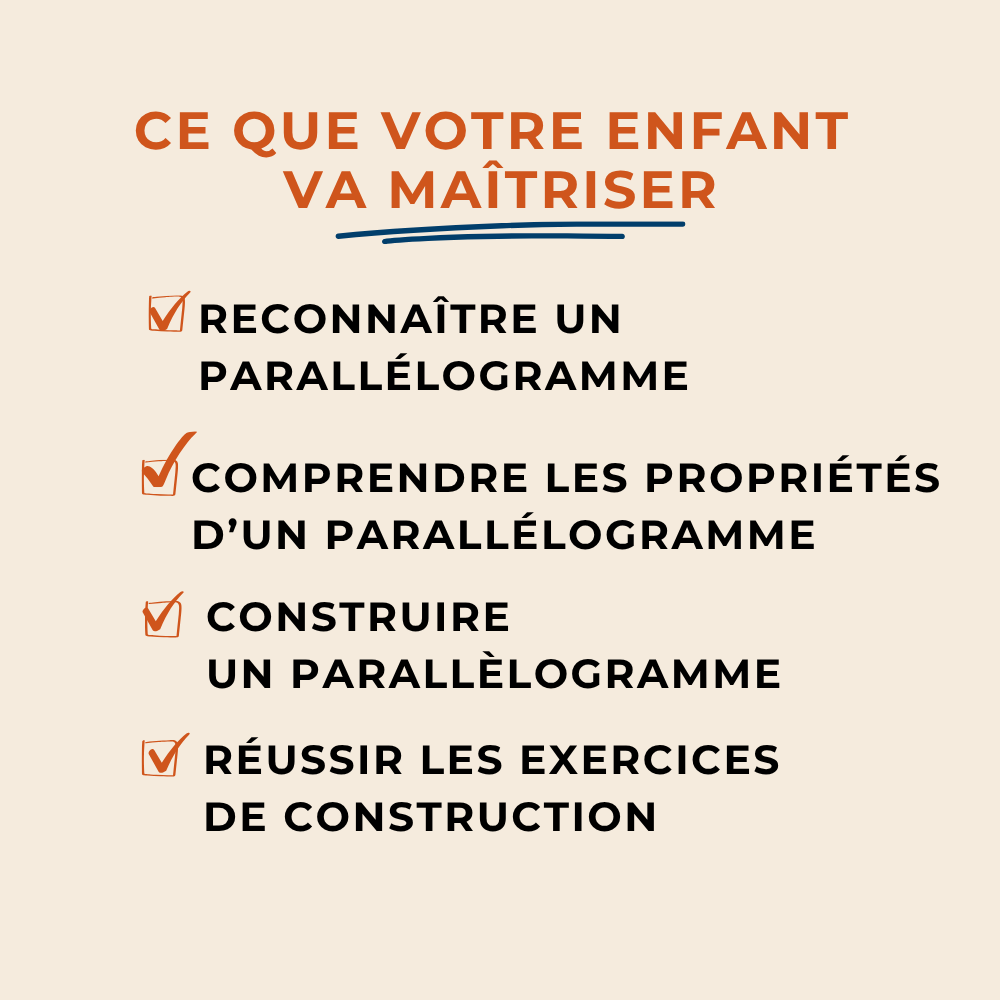 Cartes de révision Parallélogramme