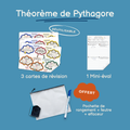 Cartes de révision Pythagore