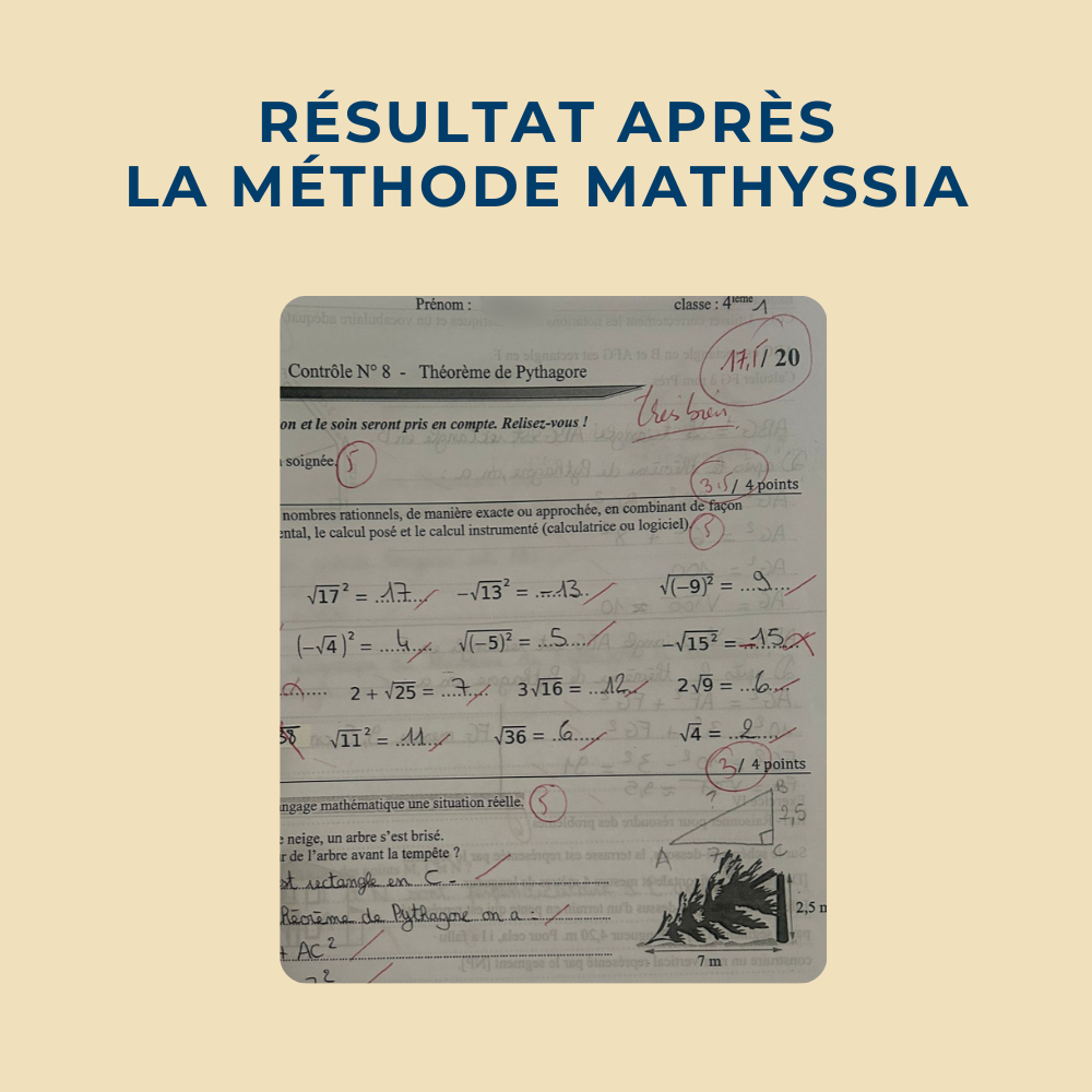 Cartes de révision Pythagore