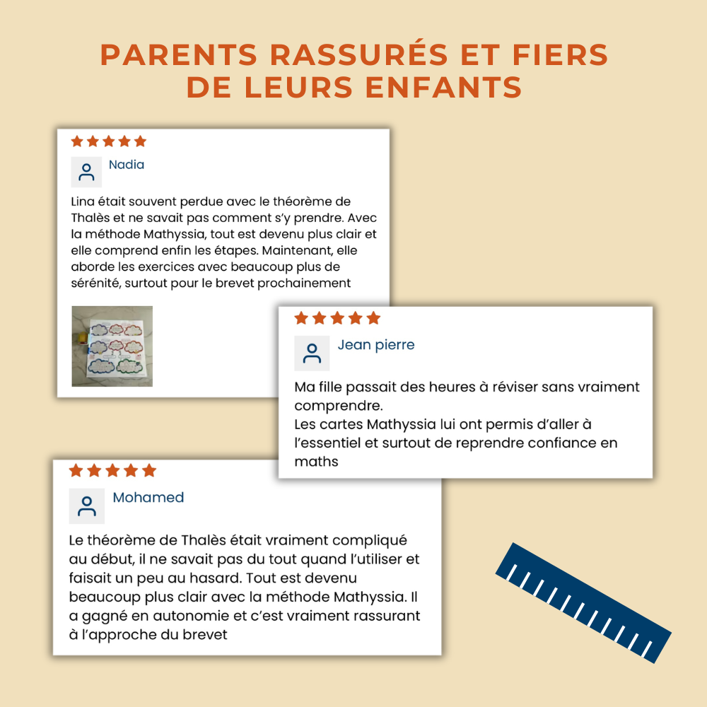 Cartes de révision Thalès